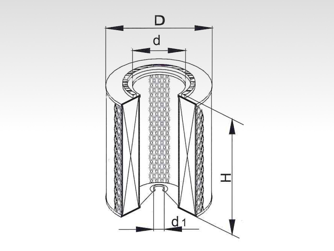 Воздушный фильтр фильтр NEVSKY FILTER NF4809