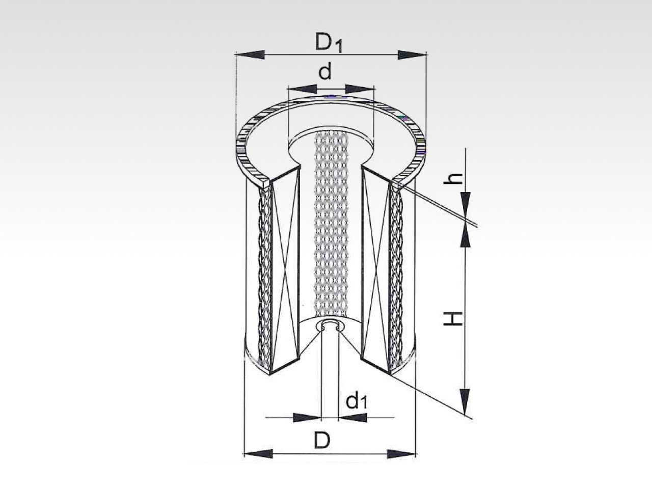 Воздушный фильтр, Воздушный фильтр для компрессоров фильтр NEVSKY FILTER NF9306